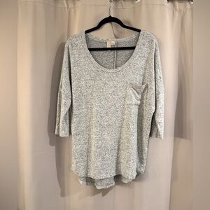 Women’s Misia Gray Knit Top